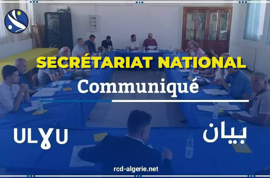 Communiqué du Secrétariat national